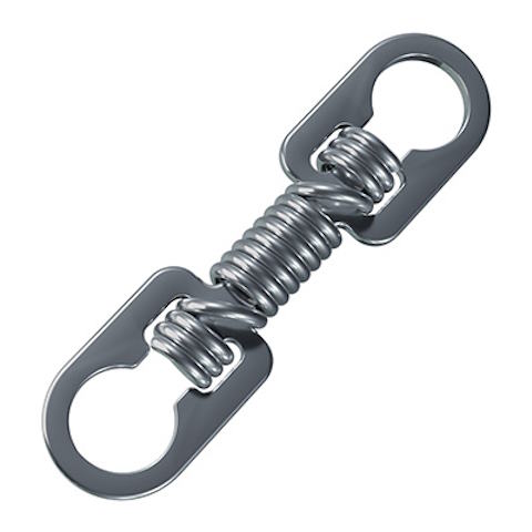 Resorte nitinol cerrado 6 mm con ojal