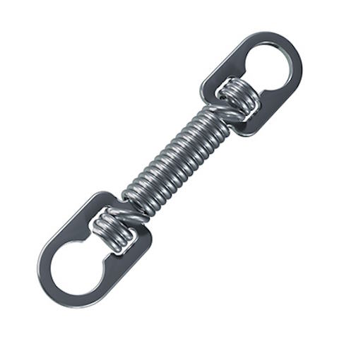 Resorte nitinol cerrado 9 mm con ojal