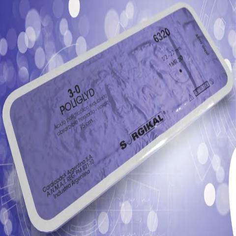 Aguj ester poliglyd surgikal un.